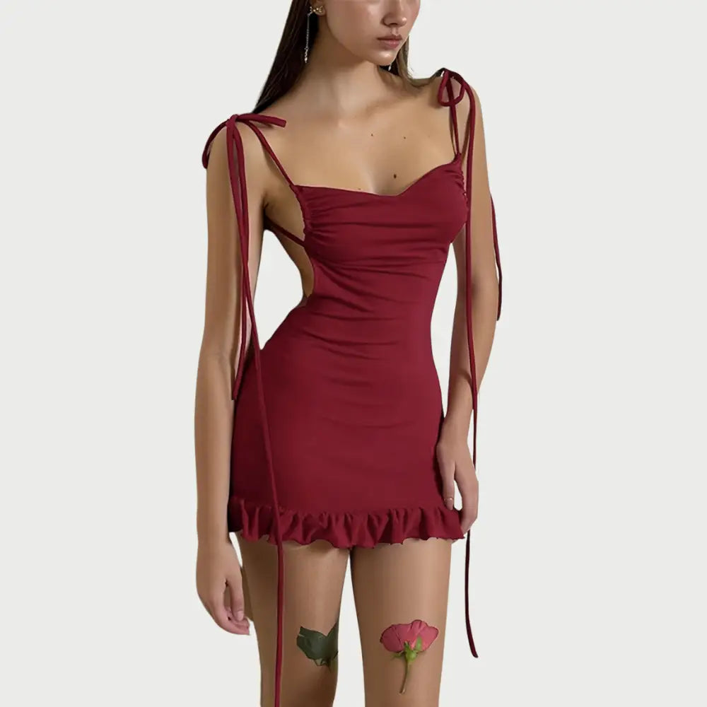Mini Vestido Dua Lipa by Mon ( Compre e ganhe 50% off) - Charmontie