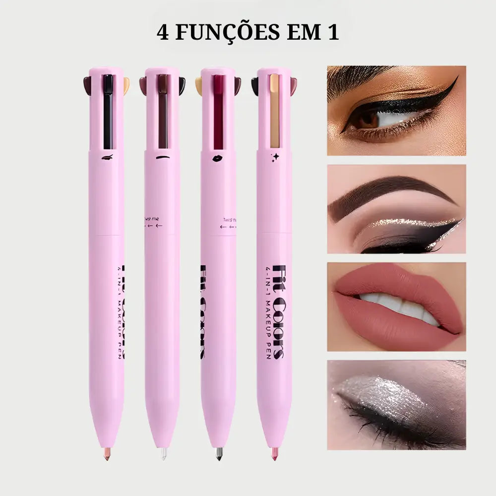 Caneta 4 em 1 - Maquiagem Completa Charmon (Edição Premium) - Charmontie
