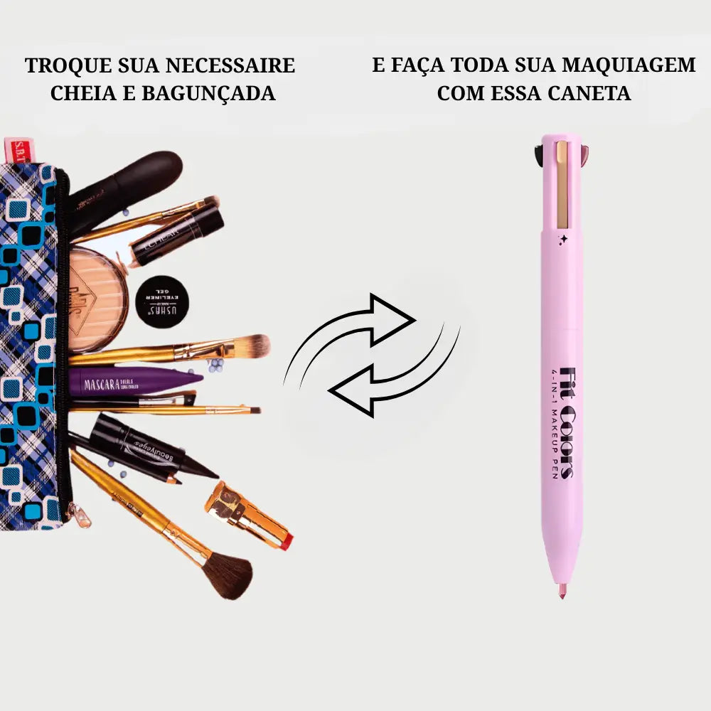 Caneta 4 em 1 - Maquiagem Completa Charmon (Edição Premium) - Charmontie