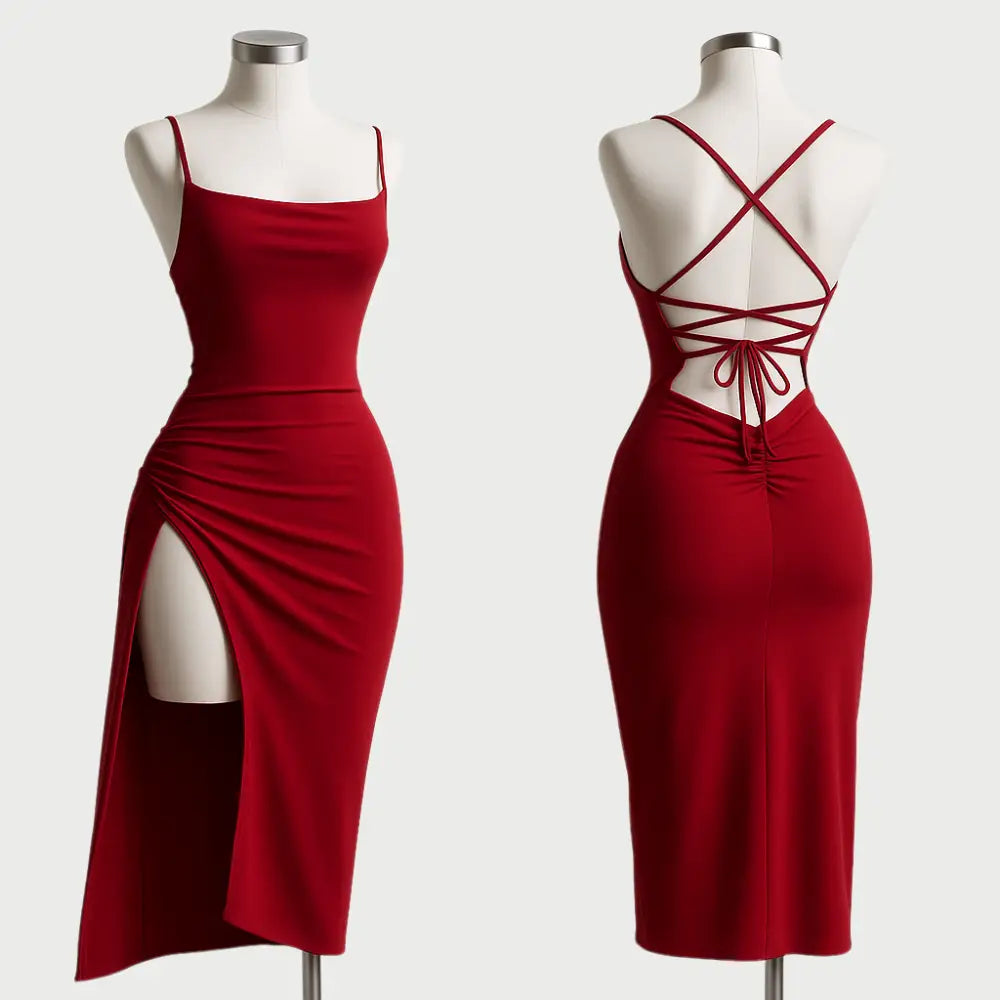 Vestido Canelado Spice Girl + Batom Matte Exclusivo (Edição premium) - Charmontie