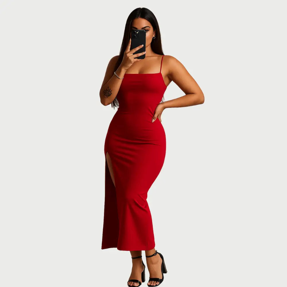 Vestido Canelado Spice Girl + Batom Matte Exclusivo (Edição premium) - Charmontie