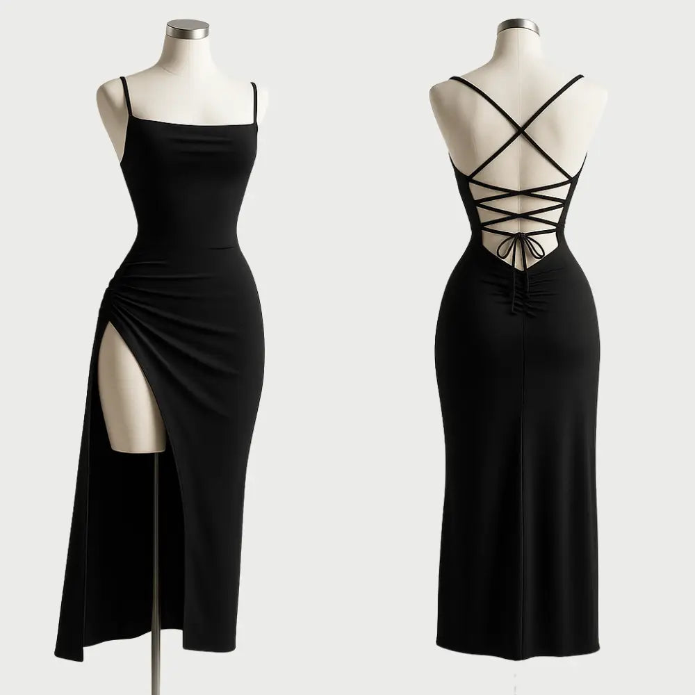 Vestido Canelado Spice Girl + Batom Matte Exclusivo (Edição premium) - Charmontie