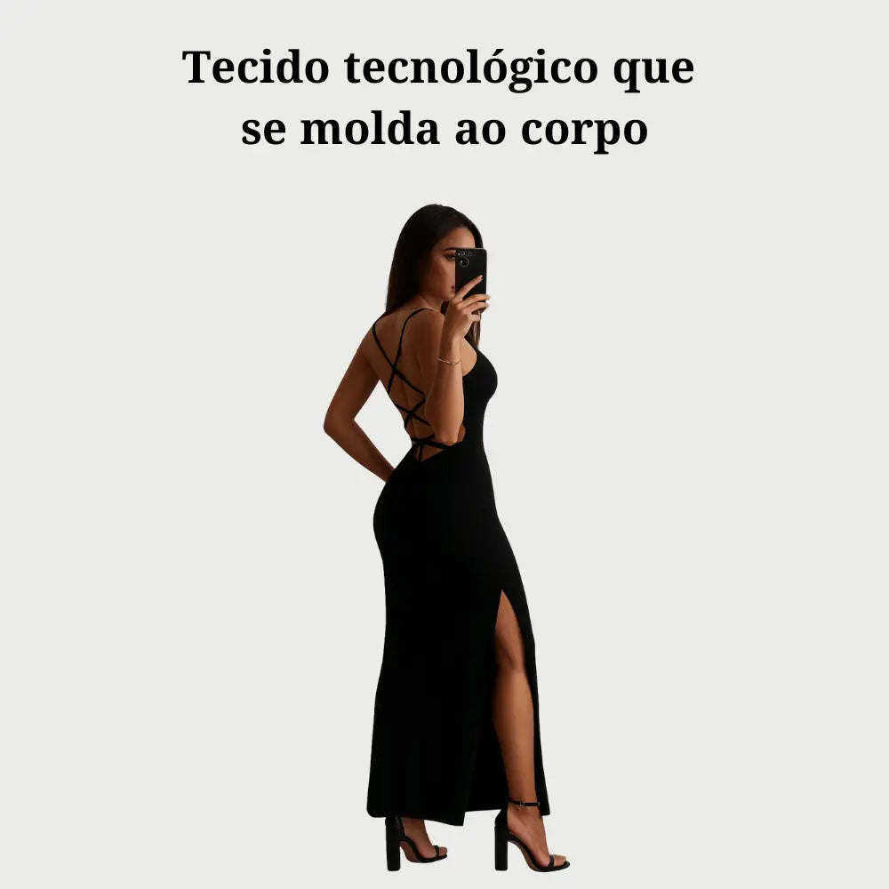 Vestido Canelado Spice Girl + Batom Matte Exclusivo (Edição premium) - Charmontie