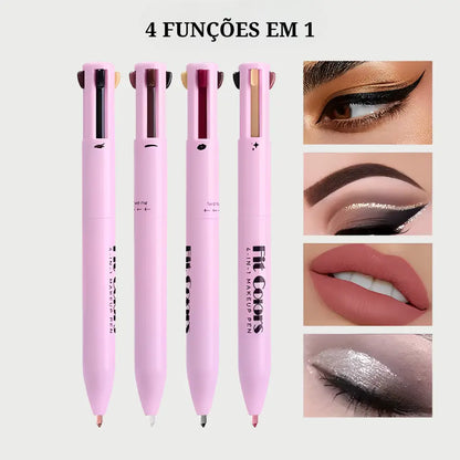 Caneta 4 em 1 - Maquiagem Completa Charmon (Edição Premium) - Charmontie