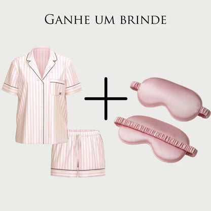 Pijama Beverly Hills by Mon (Compre e ganhe um brinde premium)