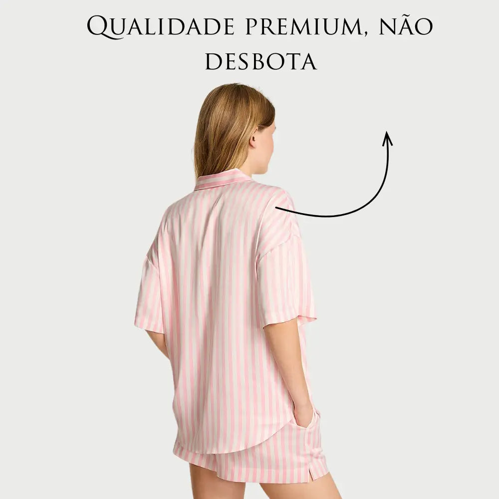 Pijama Beverly Hills by Mon (Compre e ganhe um brinde premium)